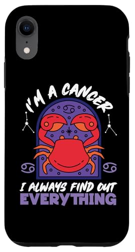 Sternzeichen Krebs: Ich bin ein Krebs - Ich finde immer alles heraus Hülle für iPhone XR Sternzeichen Krebs: Ich bin ein Krebs - Ich finde immer alles heraus Hülle für iPhone XR von Cancer Zodiac Sign Designs For Women