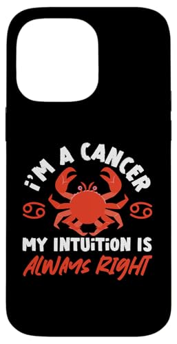 Sternzeichen Krebs: Ich bin ein Krebs - Meine Intuition hat immer Recht Hülle für iPhone 14 Pro Max Sternzeichen Krebs: Ich bin ein Krebs - Meine Intuition hat immer Recht Hülle für iPhone 14 Pro Max von Cancer Zodiac Sign Designs For Women