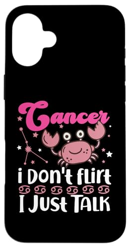 Sternzeichen Krebs: Krebs - Ich flirte nicht, ich rede nur Hülle für iPhone 16 Plus Sternzeichen Krebs: Krebs - Ich flirte nicht, ich rede nur Hülle für iPhone 16 Plus von Cancer Zodiac Sign Designs For Women