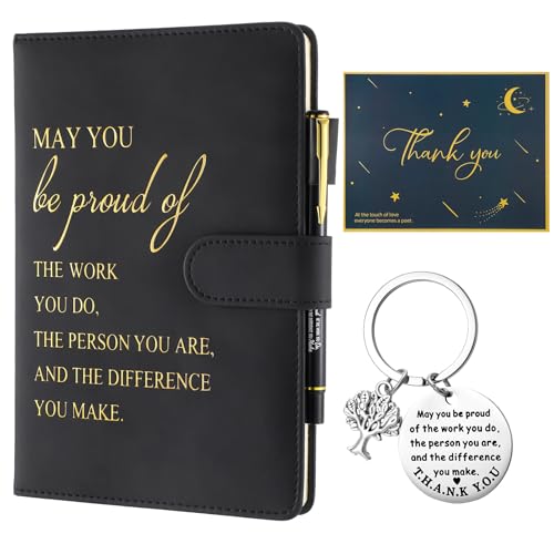 Candcamp Thank You Gifts A5 Inspirational Notebook Pen Set with Thank You Keyring Greeting Card Appreciation Gifts Friendship Leaving Gifts For Colleagues Coworker Nurse Teacher Employee Candcamp Thank You Gifts A5 Inspirational Notebook Pen Set with Thank You Keyring Greeting Card Appreciation Gifts Friendship Leaving Gifts For Colleagues Coworker Nurse Teacher Employee von Candcamp