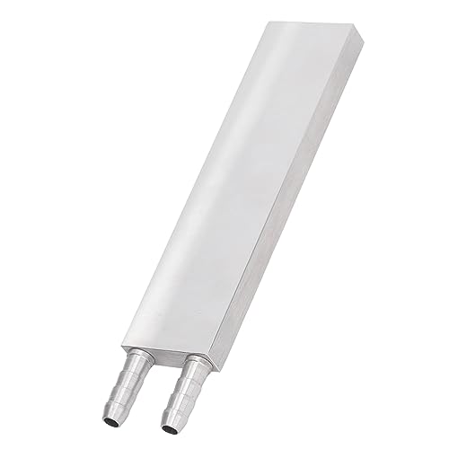 Candeon Aluminium Wasserkühlblock, Flüssigkeitswasserkühler Kühlkörpersystem CPU Wasserkühlblock Kühler Wasserkühler Kühlkörper Für PC Computer CPU Graphics Kühler Kühlkörper, 40mm X 160mm von Candeon