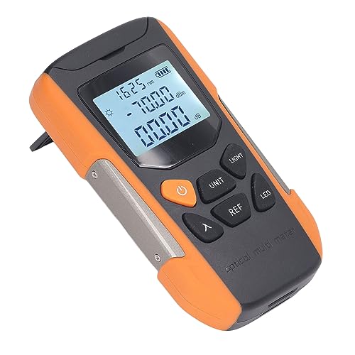 Optischer Leistungsmesser, 3-in-1 Glasfaserkabel Tester visueller Fehlerorter Glasfaser Leistungsmesser Lichtschwächungstester, 30KM FTTH Glasfasertester Mini OPM+VFL Faser Kabel Tester, SC FC ST von Candeon