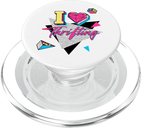 90er-Jahre-Stil, I Love Thrifting PopSockets PopGrip für MagSafe 90er-Jahre-Stil, I Love Thrifting PopSockets PopGrip für MagSafe von Candis Raechelle Designs