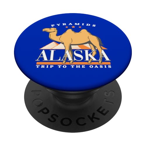 Alaska, Ausflug in die Oase PopSockets Klebender PopGrip von Candis Raechelle Designs