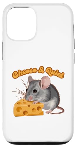 Cheese & Quiet Mouse Hülle für iPhone 12/12 Pro Cheese & Quiet Mouse Hülle für iPhone 12/12 Pro von Candis Raechelle Designs