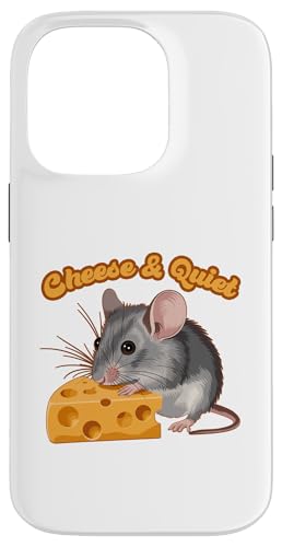 Cheese & Quiet Mouse Hülle für iPhone 14 Pro Cheese & Quiet Mouse Hülle für iPhone 14 Pro von Candis Raechelle Designs