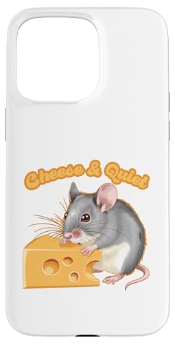 Cheese & Quiet Mouse Hülle für iPhone 15 Pro Max Cheese & Quiet Mouse Hülle für iPhone 15 Pro Max von Candis Raechelle Designs