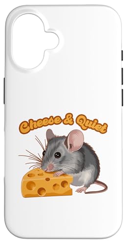 Cheese & Quiet Mouse Hülle für iPhone 16 Cheese & Quiet Mouse Hülle für iPhone 16 von Candis Raechelle Designs