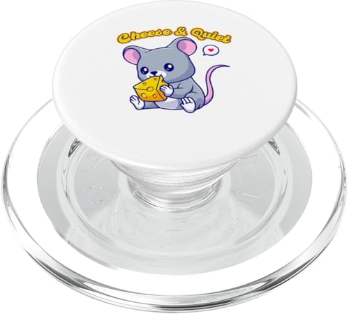 Cheese & Quiet Mouse PopSockets PopGrip für MagSafe Cheese & Quiet Mouse PopSockets PopGrip für MagSafe von Candis Raechelle Designs