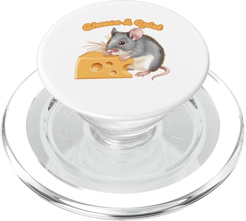 Cheese & Quiet Mouse PopSockets PopGrip für MagSafe Cheese & Quiet Mouse PopSockets PopGrip für MagSafe von Candis Raechelle Designs