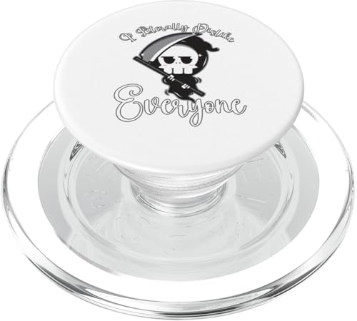 Ich mag buchstäblich jeden nicht, grim PopSockets PopGrip für MagSafe von Candis Raechelle Designs