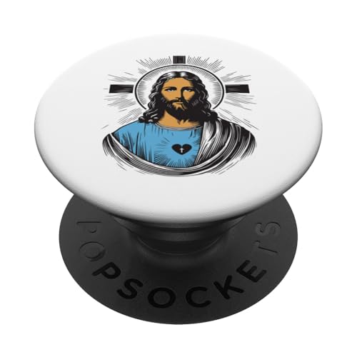 Jesus, Kreuz PopSockets Klebender PopGrip von Candis Raechelle Designs