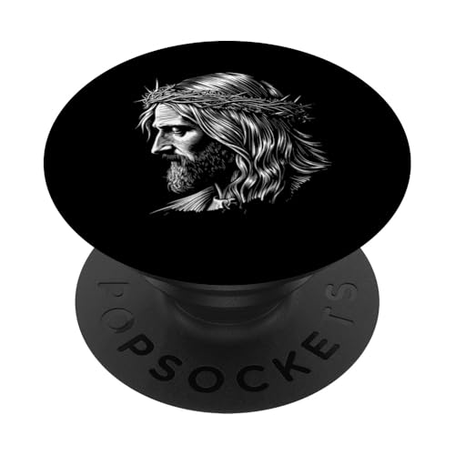 Jesus, Skizze PopSockets Klebender PopGrip von Candis Raechelle Designs