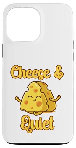 Käse & Quiet Hülle für iPhone 13 Pro Max von Candis Raechelle Designs