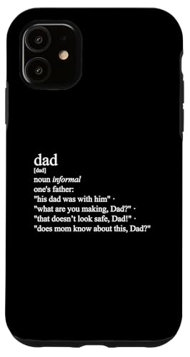 Papa im Wörterbuch Hülle für iPhone 11 von Candis Raechelle Designs