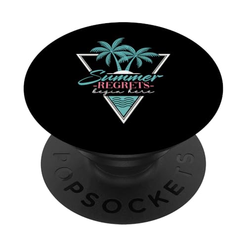 Retro Summer Reus Begin Here PopSockets Klebender PopGrip Retro Summer Reus Begin Here PopSockets Klebender PopGrip von Candis Raechelle Designs