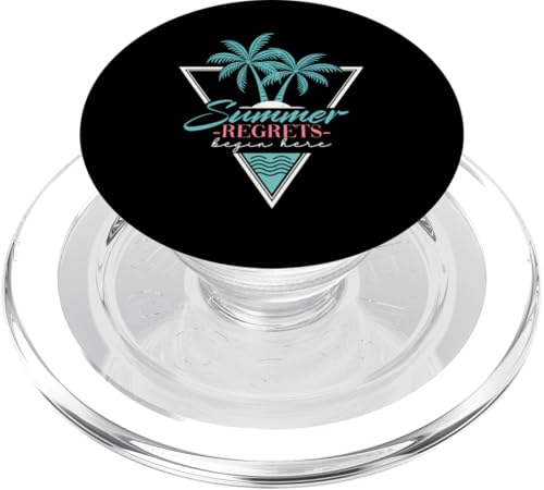 Retro Summer Reus Begin Here PopSockets PopGrip für MagSafe Retro Summer Reus Begin Here PopSockets PopGrip für MagSafe von Candis Raechelle Designs