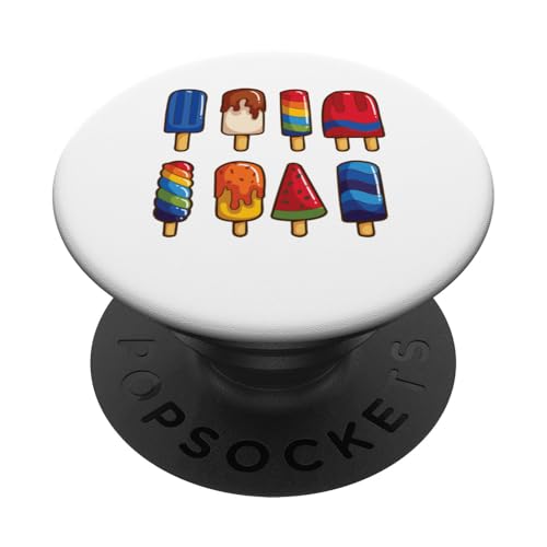 Sommer-Eiscreme-Leckereien PopSockets Klebender PopGrip von Candis Raechelle Designs