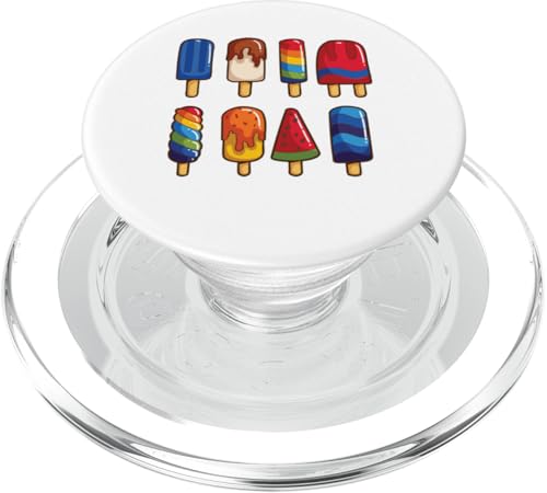 Sommer-Eiscreme-Leckereien PopSockets PopGrip für MagSafe Sommer-Eiscreme-Leckereien PopSockets PopGrip für MagSafe von Candis Raechelle Designs