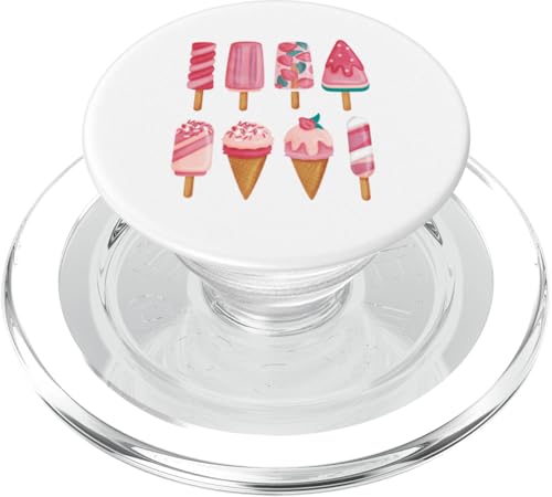 Sommer-Eiscreme-Leckereien PopSockets PopGrip für MagSafe von Candis Raechelle Designs
