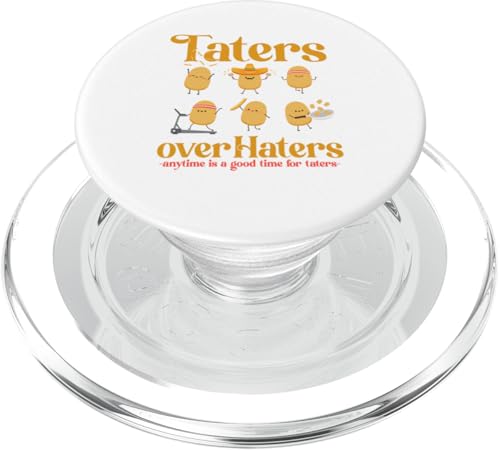 Taters over Haters, jederzeit ist eine gute Zeit für Taters PopSockets PopGrip für MagSafe Taters over Haters, jederzeit ist eine gute Zeit für Taters PopSockets PopGrip für MagSafe von Candis Raechelle Designs