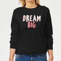 Dream Big Pink Women's Sweatshirt - Black - 5XL von Candlelight
