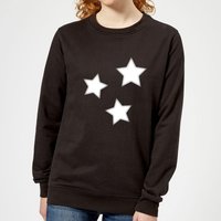 Stars Women's Sweatshirt - Black - 5XL von Candlelight