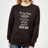 The Best Things In Life Women's Sweatshirt - Black - 5XL von Candlelight