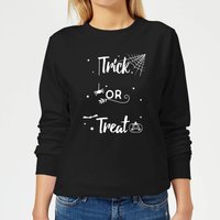 Trick Or Treat Spider Women's Sweatshirt - Black - 5XL von Candlelight