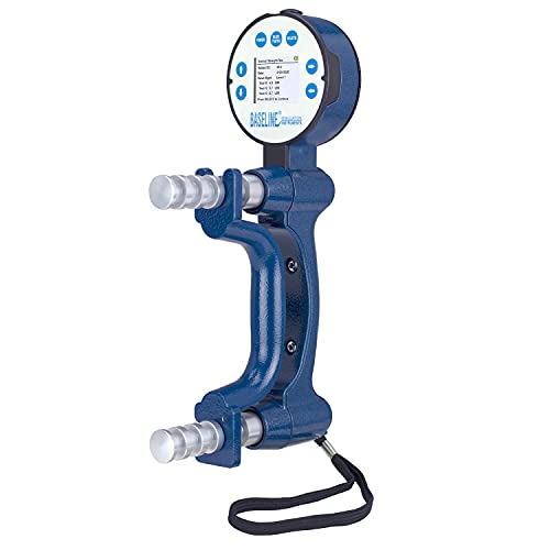 Baseline BIMS digitales 5-Positionen-Handdynamometer zur Messung und Bewertung der Griffkraft für professionelle Handtherapie, Physiotherapie, Athletiktraining & Rehabilitation - Funktionelle Version Baseline BIMS digitales 5-Positionen-Handdynamometer zur Messung und Bewertung der Griffkraft für professionelle Handtherapie, Physiotherapie, Athletiktraining & Rehabilitation - Funktionelle Version von Cando