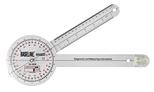 Baseline Winkelmesser/Goniometer „Absolute Axis“ 12-102, mit Achse, 360 Grad, 30,5 cm Baseline Winkelmesser/Goniometer „Absolute Axis“ 12-102, mit Achse, 360 Grad, 30,5 cm von Cando