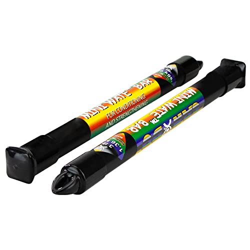 CanDo 2 Gewichtsstäbe, Weighted Bars für Kraft- und Coretraining, Mini Wate™ Bars, Länge 36 cm, Gewicht 1,36 kg von Cando