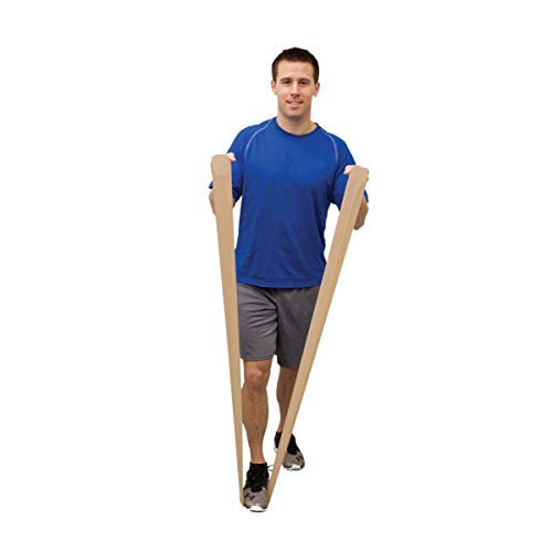 CanDo 2 x Trainingsband / Gymnastikband, Länge 45 m, Val-u-Band®, latexfrei - pfirsich (sehr sehr leicht) von Cando