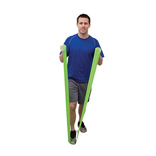 CanDo 2 x Trainingsband / Gymnastikband, Länge 45 m, Val-u-Band® - hellgrün (leicht) von Cando