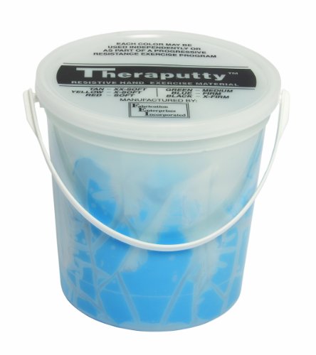 CanDo Antimikrobielle CanDo TheraPutty-Knetmasse - 2,2 kg - blau (schwer) von Cando