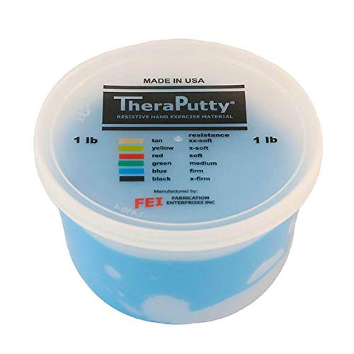 CanDo Antimikrobielle CanDo TheraPutty-Knetmasse - 450 g - blau (schwer) von Cando