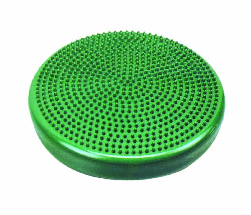 CanDo Balancekissen mit Noppenseite, Sitzkissen, aufpumpbar, Balance Disc, 35 cm Durchmesser, grün CanDo Balancekissen mit Noppenseite, Sitzkissen, aufpumpbar, Balance Disc, 35 cm Durchmesser, grün von Cando