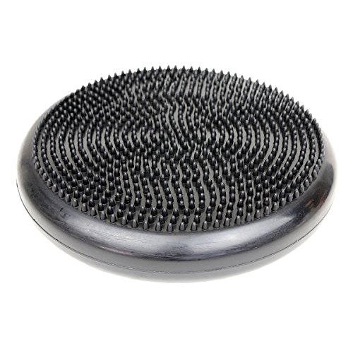 CanDo Balancekissen mit Noppenseite, Sitzkissen, aufpumpbar, Balance Disc, 35 cm Durchmesser, schwarz CanDo Balancekissen mit Noppenseite, Sitzkissen, aufpumpbar, Balance Disc, 35 cm Durchmesser, schwarz von Cando