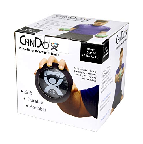 CanDo Gewichtsball - Trainingsball, schwarz, 3 kg CanDo Gewichtsball - Trainingsball, schwarz, 3 kg von Cando