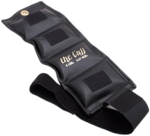 CanDo Gewichtsmanschette - Hand- und Fußgelenkgewichte, 2,3 kg, schwarz von Cando