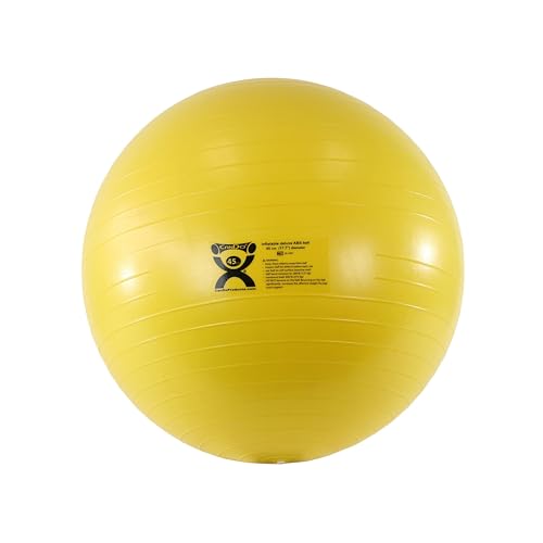 CanDo Gymnastikball - Deluxe Anti-Burst Trainingsball - Sitzball, Durchmesser 45 cm, gelb CanDo Gymnastikball - Deluxe Anti-Burst Trainingsball - Sitzball, Durchmesser 45 cm, gelb von Cando