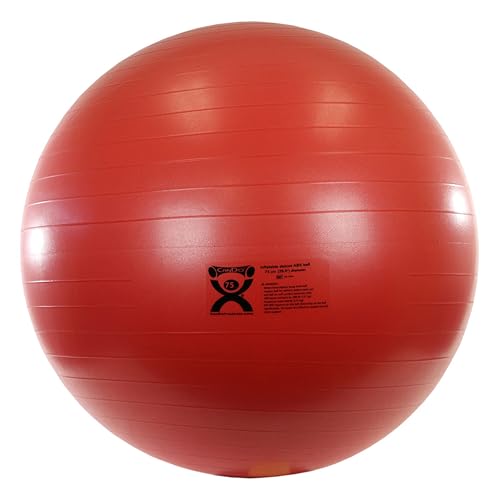 CanDo Gymnastikball - Deluxe Anti-Burst Trainingsball - Sitzball, Durchmesser 75 cm, rot CanDo Gymnastikball - Deluxe Anti-Burst Trainingsball - Sitzball, Durchmesser 75 cm, rot von Cando