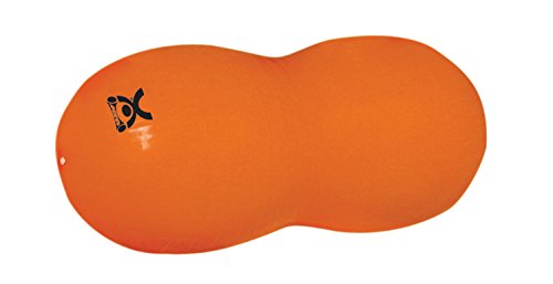 CanDo Gymnastikrolle / Motorikball / Fitnessball in Erdnussform - Peanut Ball - orange, 50 cm x 100 cm von Cando