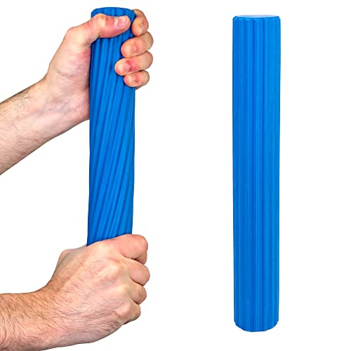 CanDo Hand- und Fingertrainer Twist-n-Bend, Flexibler Übungsstab, Trainingsstab, blau (schwer), 10-1514 von Cando