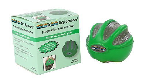CanDo Handtrainer, 26573 Fingertrainer Digi-Squeeze, grün (medium) von Cando