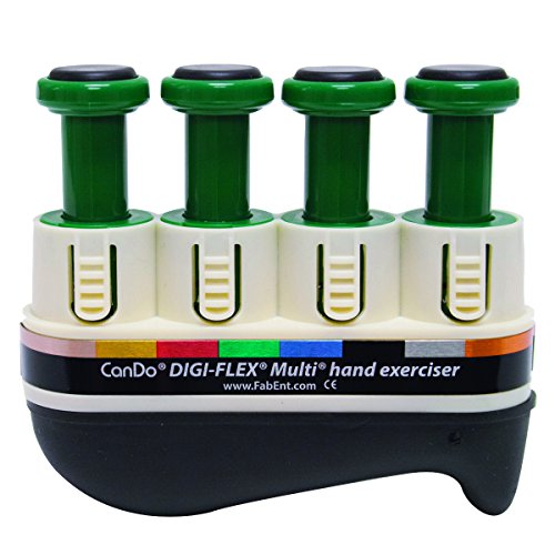 CanDo Handtrainer, Fingertrainer Digi-Flex® - 1 Basisgerät, 4 Knöpfe (medium) von Cando