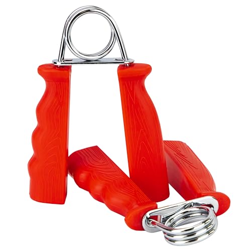 CanDo Handtrainer- und Fingertrainer ErgoGrip, Widerstand 2,6 kg - rot (leicht), 2 Stück von Cando