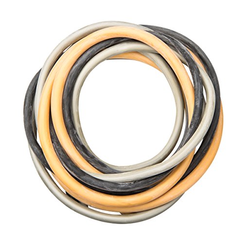 CanDo Power Tube SET - Fitness Tube, Widerstandstrainer für Funktionales Training - 3er Packung, schwer, W54617, schwarz, silber, gold, difficult CanDo Power Tube SET - Fitness Tube, Widerstandstrainer für Funktionales Training - 3er Packung, schwer, W54617, schwarz, silber, gold, difficult von Cando