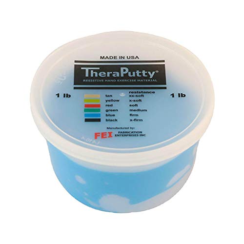 CanDo TheraPutty - Therapie-Knetmasse - 450 g - blau (schwer) von Cando
