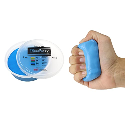 CanDo Theraputty Knetmasse, 170 g, Blau (hart) von Cando